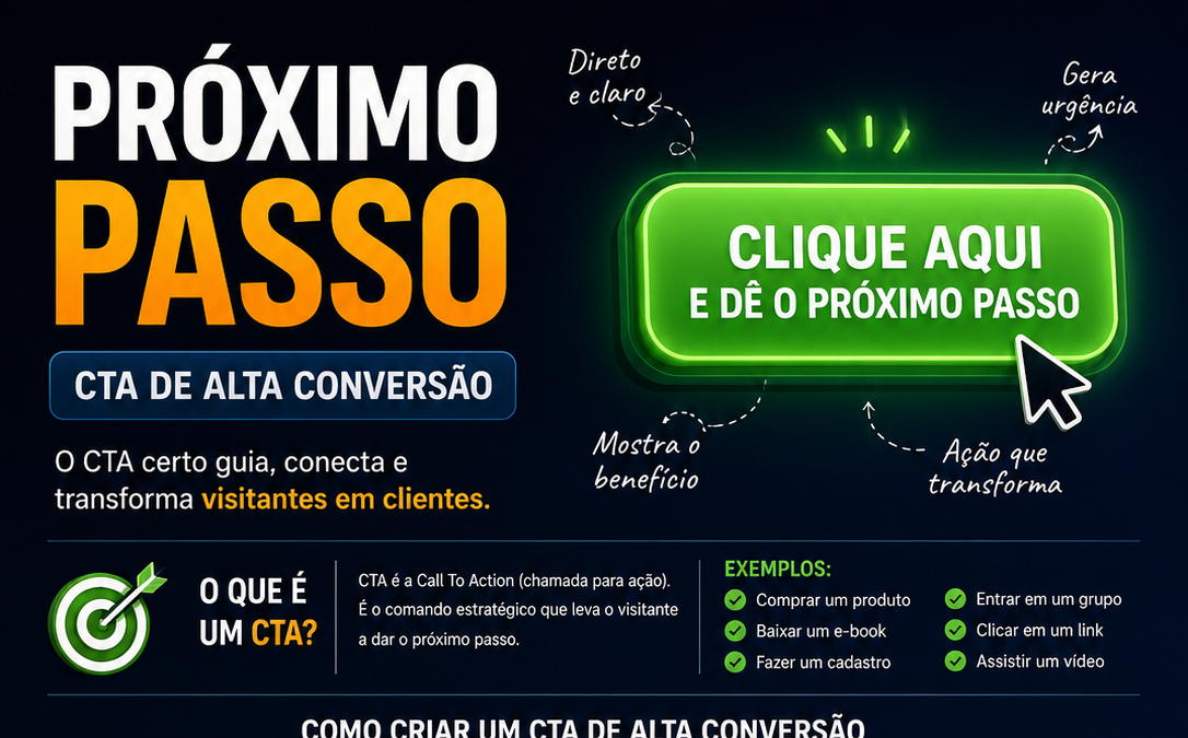 Próximo Passo: O CTA de Alta Conversão Que Transforma Visitantes em Clientes