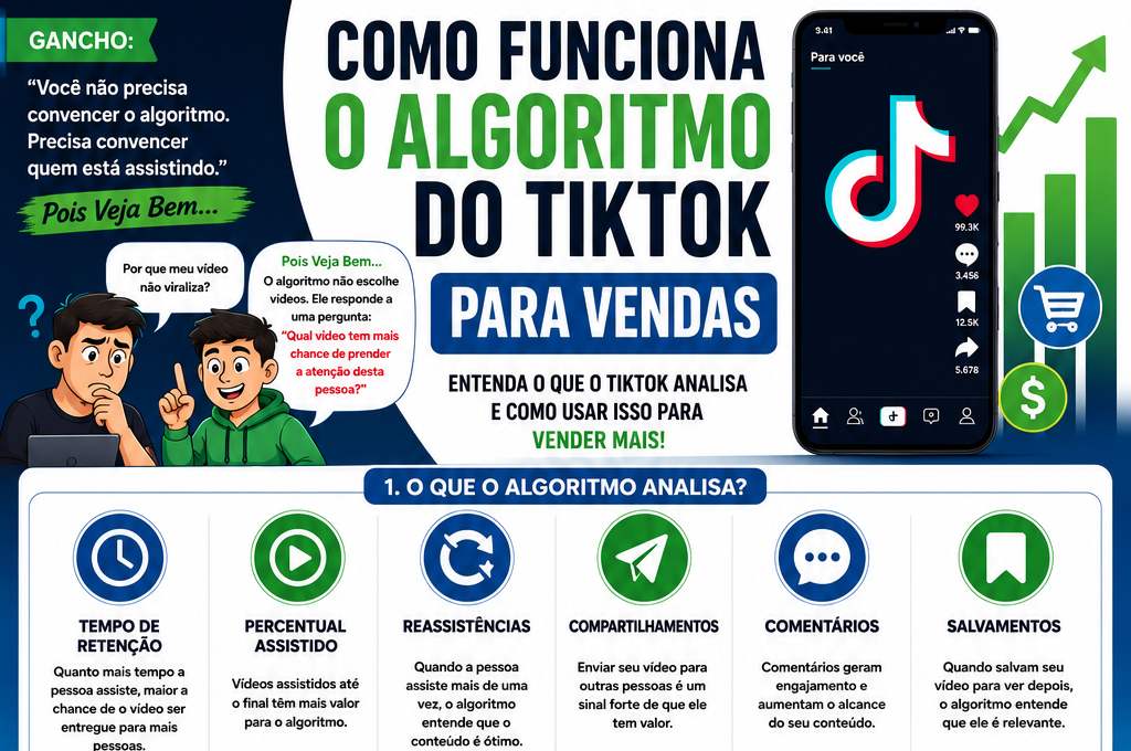 Como Funciona o Algoritmo do TikTok para Vendas